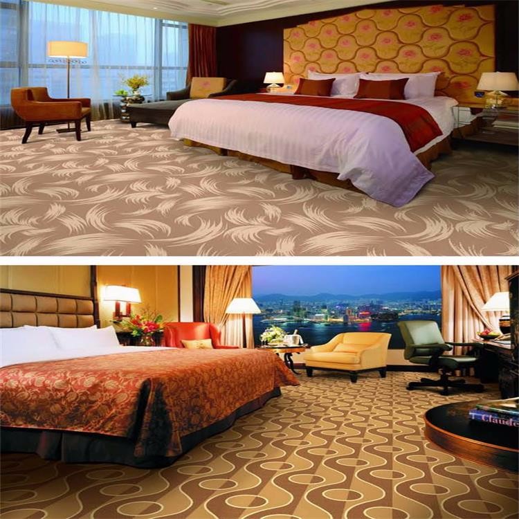 Soft color regular pattern nylon carpet for bedroom