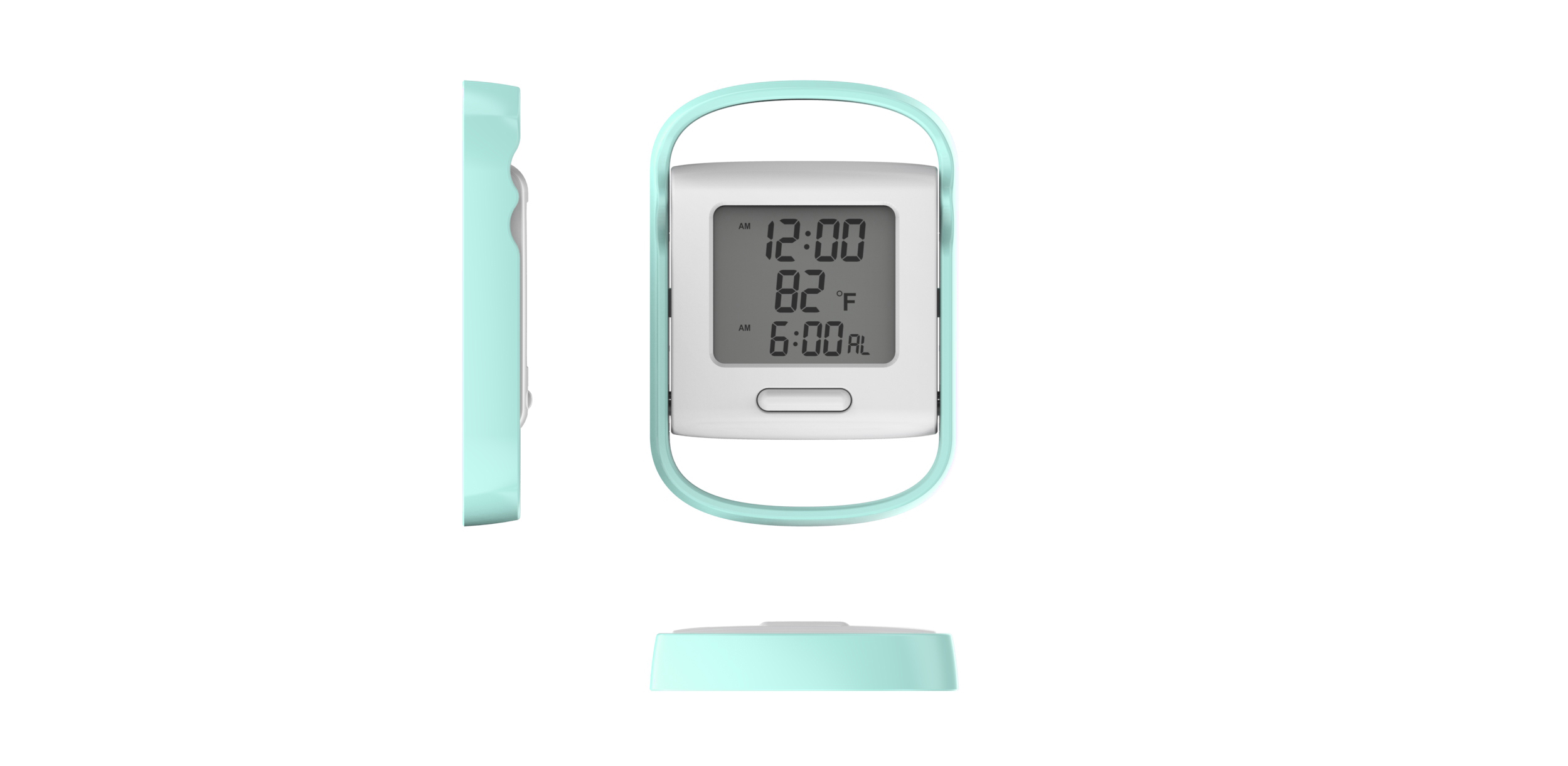 LCD Mini Digital Clock Digital Bedside Clock For Family And Fashionable Design