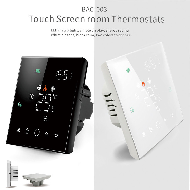 Smart Room Wifi Thermostat With Remote Sensor Touchscreen Display Alexa And Google Assist