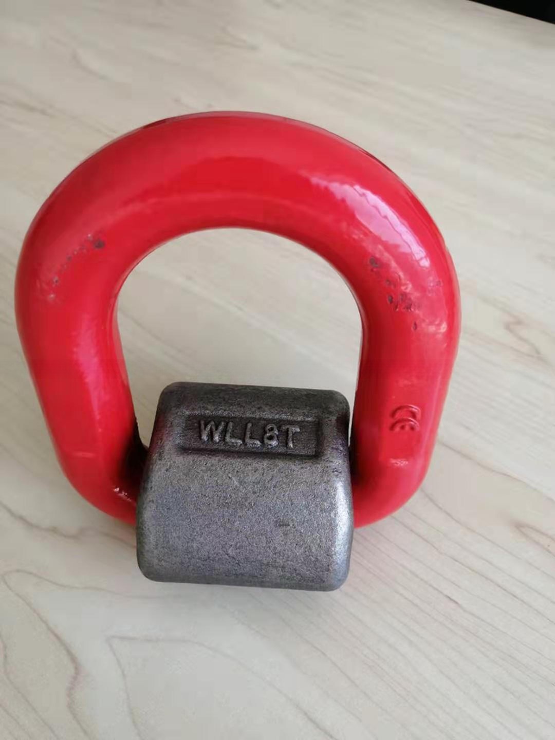 Trailer Locks Container Lashing Materials 1.2T 2T 5.3T 8T 15T Metal D Ring with Welded Clamp