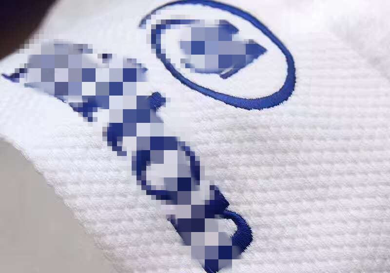 Child-Proof White Hotel Towel Set with Pure Cotton Embroidered Personalization