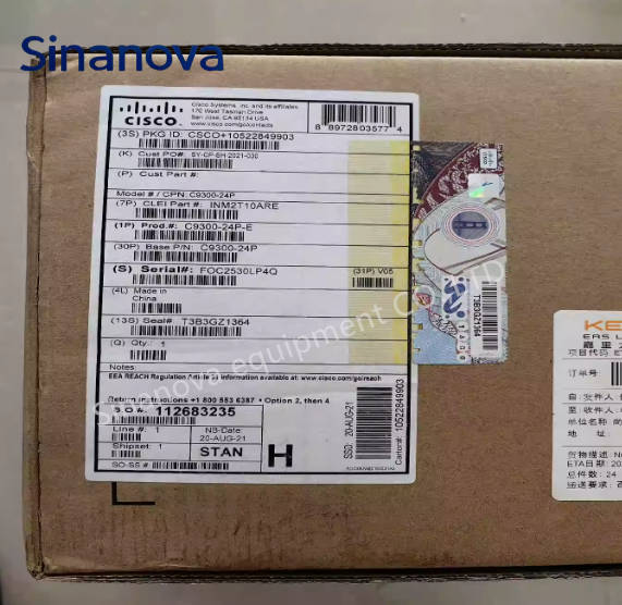 C9300 24P E with 24x PoE+ Ports and StackWise Support original new in stock