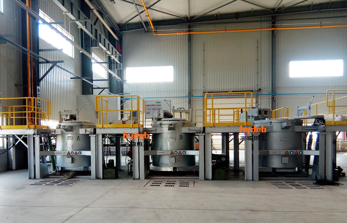 5 KPa Gas Pressure Aluminum Crucible Furnace For Small Scale Production