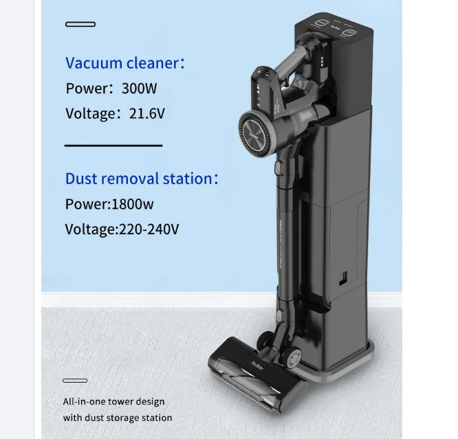 3L Dust Bag Stick Vacuum Cleaner BLDC Motor Cordless
