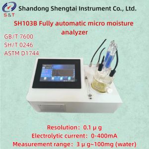 Fully Automatic Lubricant Micro Moisture Analyzer ASTM D1744 Coulomb Law
