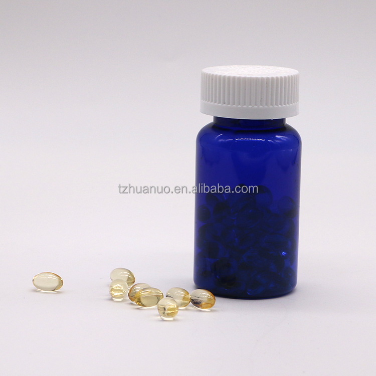 75ml Round Shape PET Plastic Bottle with Screw Cap and Custom Label Printing Service