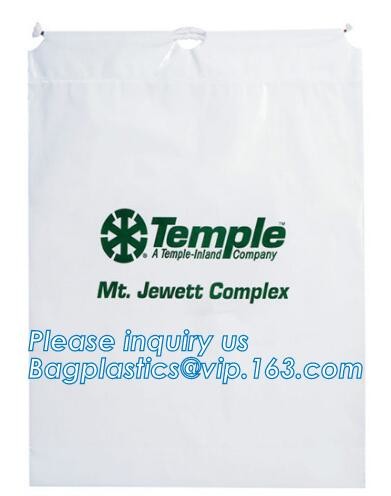 Biodegradable Environment friendly LDPE Plastic bags with DRAWSTRING closure bags, backpack, drawtape bag, essentials