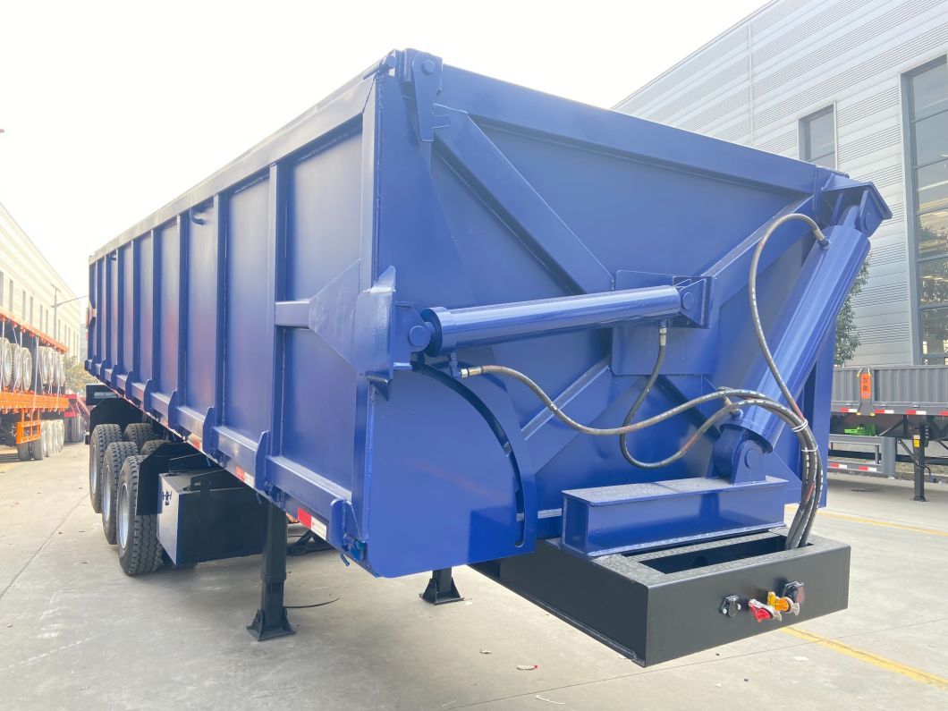 Best Price High Quality U Shape Hydraulic Cylinder Rear Dump Trailer