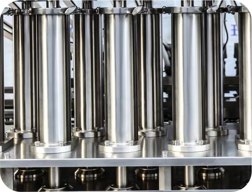 50-1000ml Human Machine Interface Pesticide 16 Nozzles Automatic Piston Filling Machine