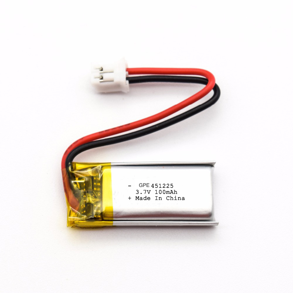 KC Approved 3.7V 100Mah 451225 Lithium Polymer Battery Pack