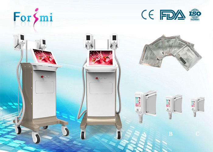 Body freezing contouring device,safe and fast result,three handles,three cooling system,Cryolipolysis Slimming Machine