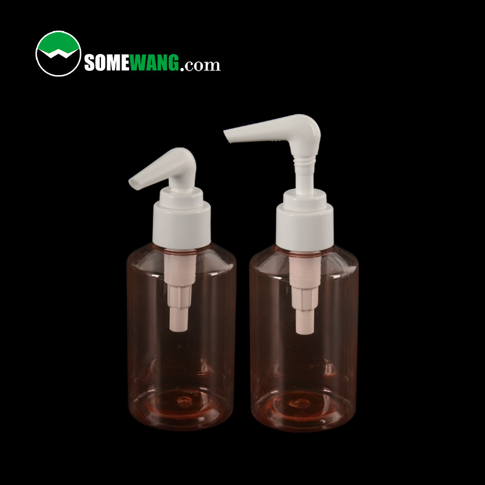 150ml Cosmetic Emulsion Spray Pump Plastic PET Bottle For Shampoo Liquid Skin Care