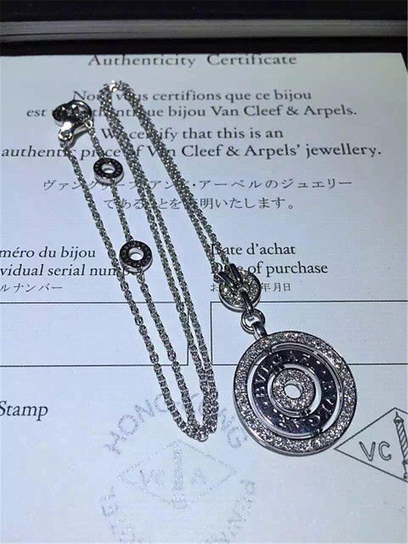 Real low price and high quality jewels B diamond necklace 18k gold diamond luxury low price jewel necklace