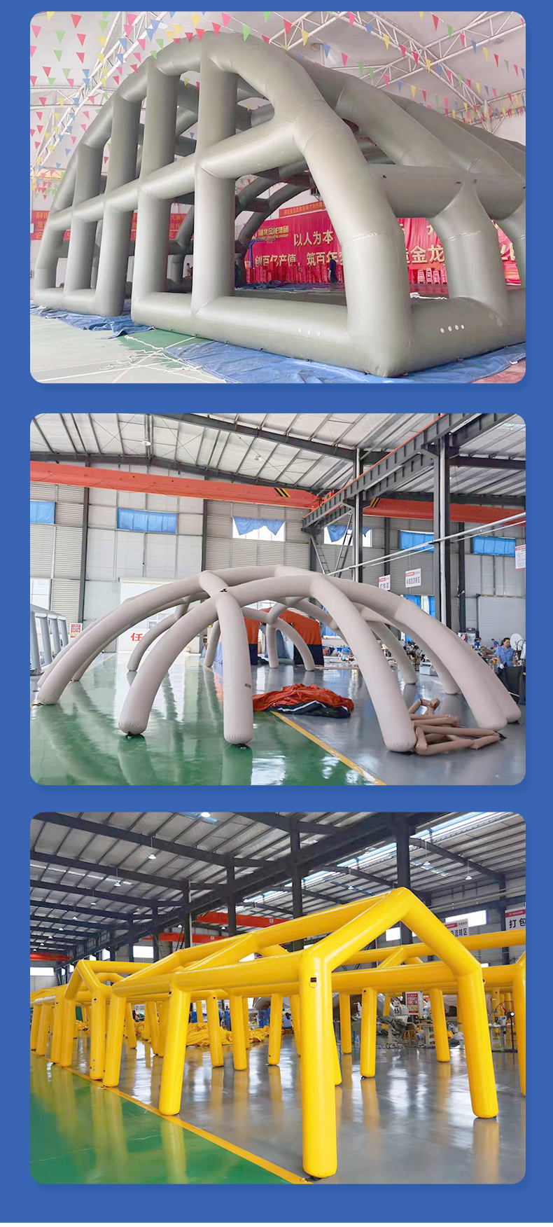 OEM/ODM Large Convenient High Quality Outdoor Camping Green Inflatable Tent Relief Waterproof Oxford Tent