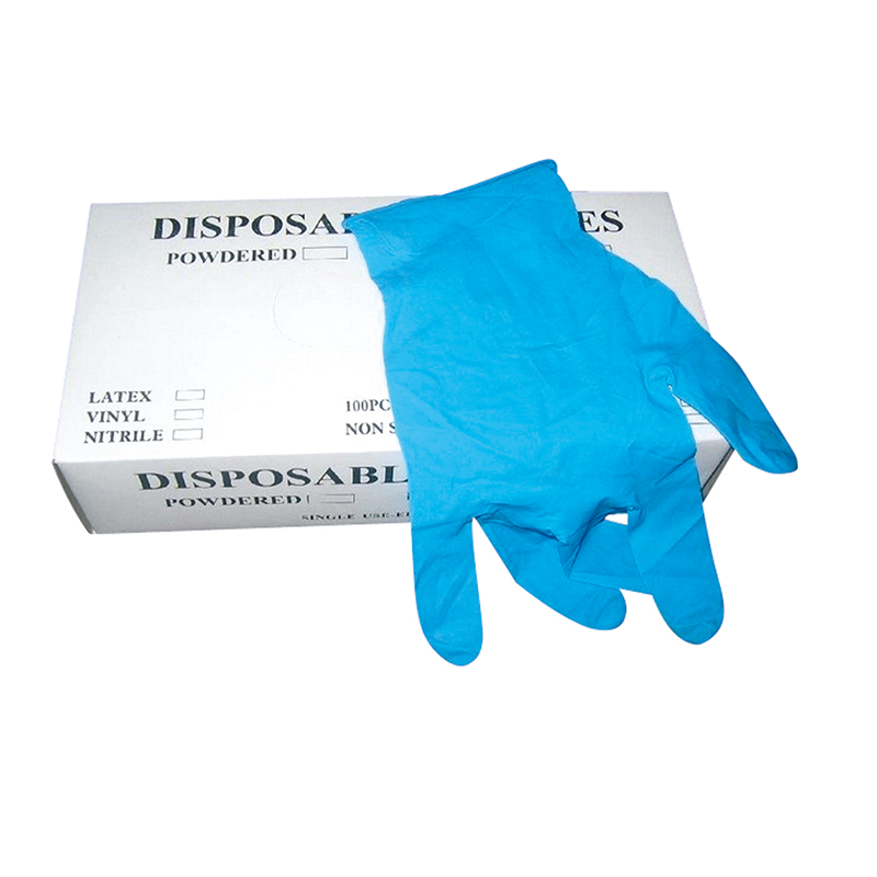 Powder-free Disposable Blue Nitrile Gloves for Food Cleaning Lab Affordable and Practical