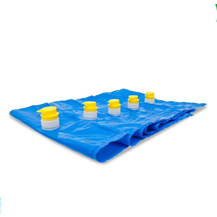 Food Grade 5L Liquid Bladder Bag , VMPET Recyclable Spout Pouches