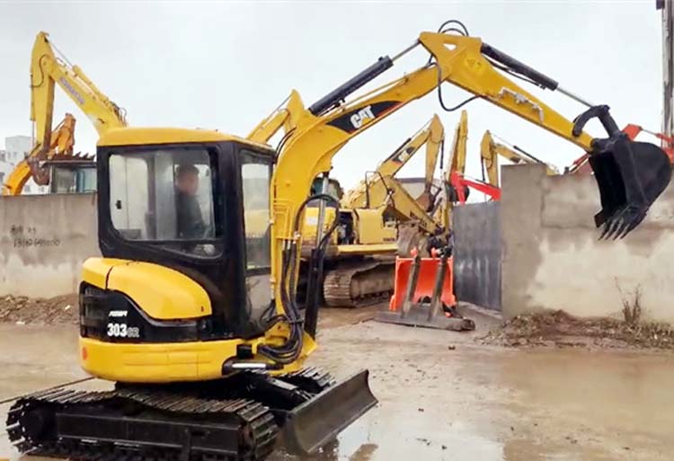 2018 Cat 303 Mini Excavator with Original Hydraulic Pump and Japan Made Rubber Track