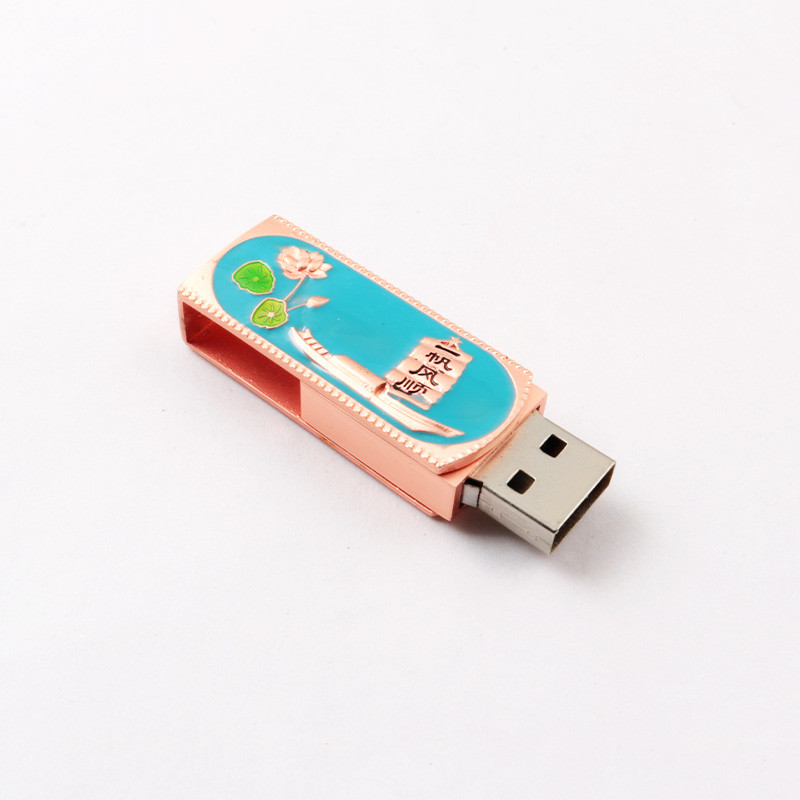 Engraving Flowers 3.0 2.0 Twist USB Flash Drive Mold 360 Degree