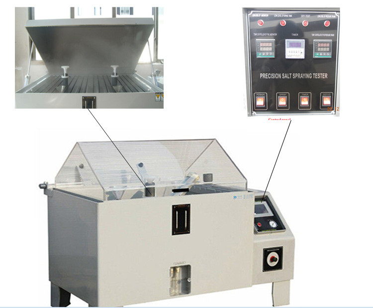 1440L Salt Spray Test Chamber With Transparent Pvc Rigid Plastic Board