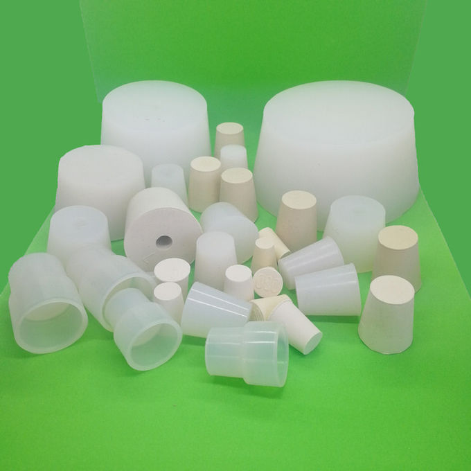 Wear Resistance Rubber Bung With Hole , Silicone Rubber Stoppers One Hole