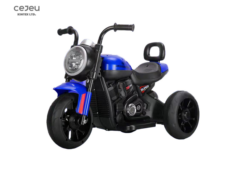 Non Slip MP3 Kids Electric Motorbike With Big Head