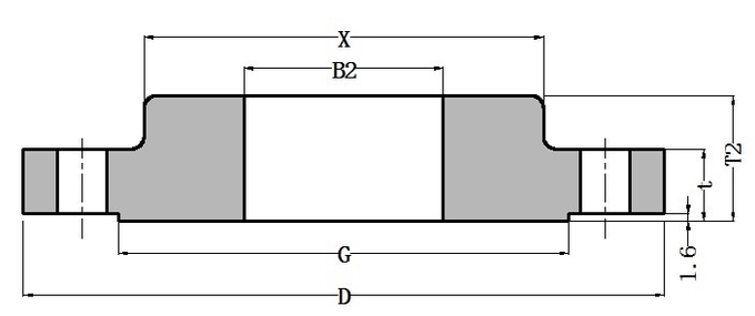 ASME B16.5 High Quality Carbon Steel A105 Forged Slip On Flange Class 300LB RF FF For Oil And Gas Industry 0