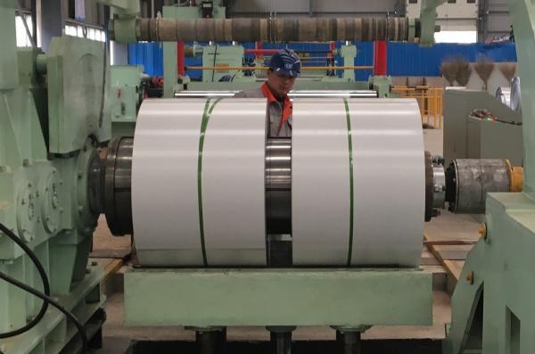 RAL9003 White Galvalume Steel Strips Slitted Coil Regular Modified Polyester