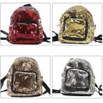Sublimation Custom Photo Glitter Sequin Backpack Trendy Travel Sparkly Backpack