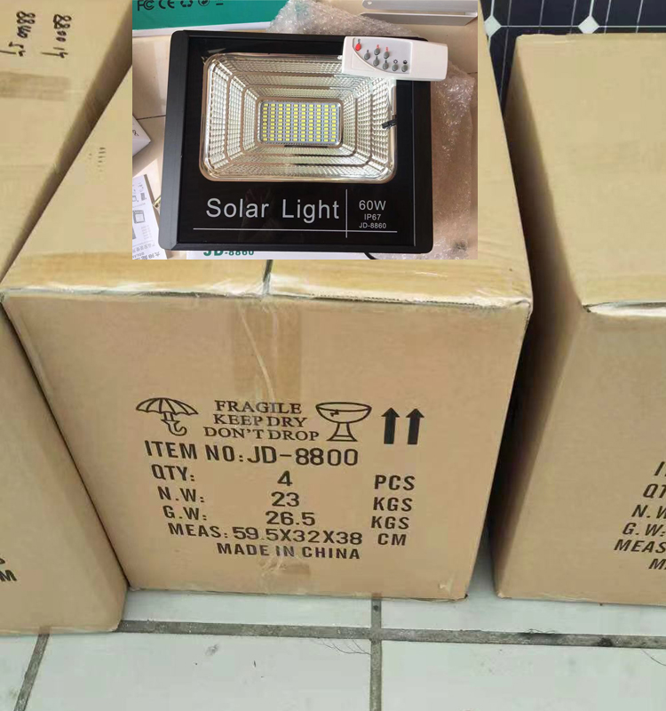 5000 Lumen Heavy Duty Outdoor Flood Lights ,100W Solar LED Flood Light