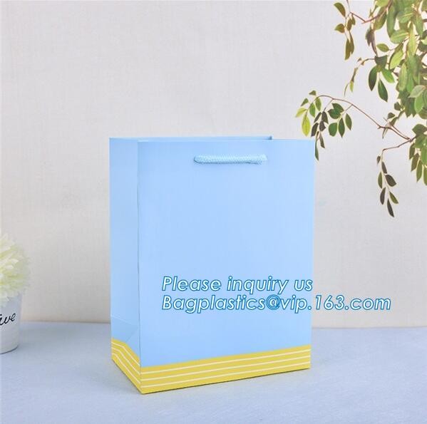 Luxury Paper Gift Carrier Shopping Bag Party Bag with Handles,printed paper carrier bag for apparel shopping bag, bageas