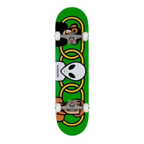 YOBANG OEM Alien Workshop Missing Link Green Complete Skateboard - 8.25" x 31