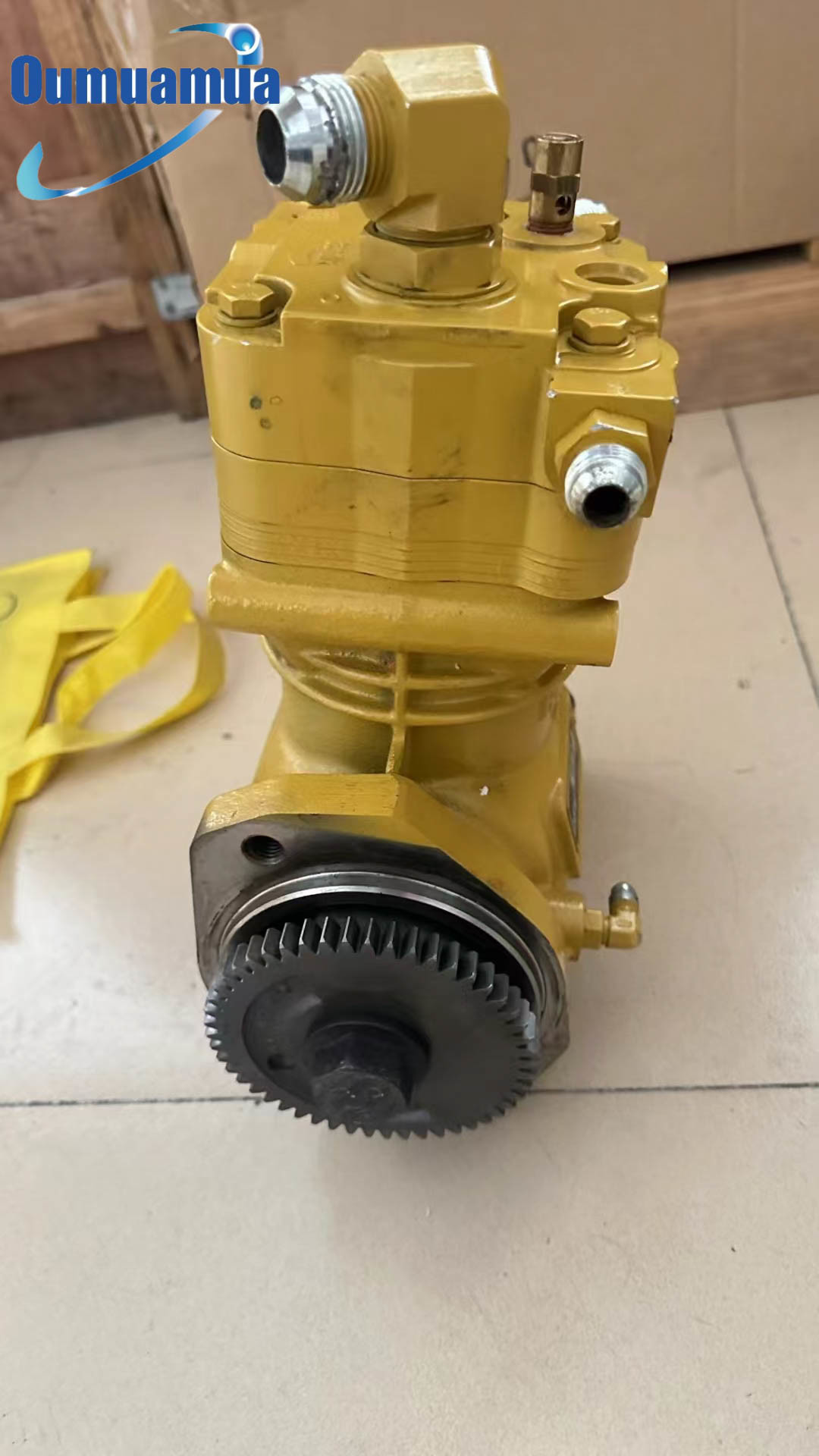 New Twin Cylinder C7 C9 Caterpillar Air Compressor 1494915 1149086 1268216 3116 3126