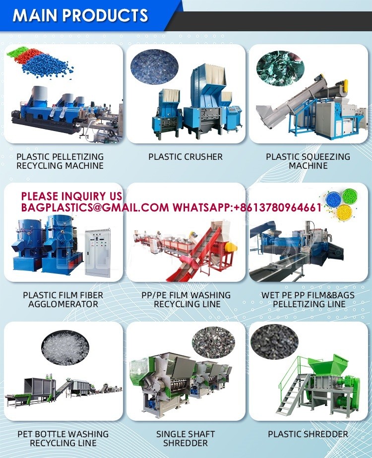 Waste Plastic Grinder Crusher Machine Industry Plastic Lumps Bottle Film Grinding Machine