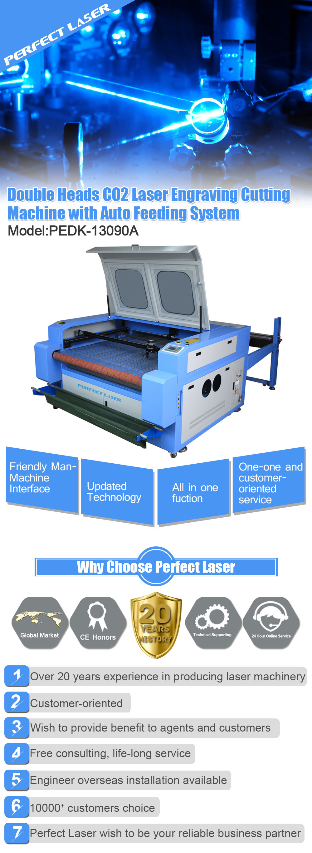 Automatic LCD Touch CO2 Laser Cutting Machine For Fabric / Garment