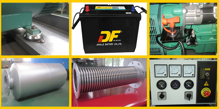 Industrial 50Hz Soundproof YUCHAI Generator 400 kva / 320 kw YC6T550L-D21