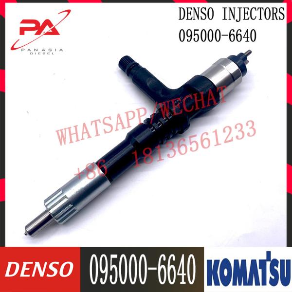 095000-6640 6251-11-3200 6251-11-3201 Komatsu Fuel Injectors For SAA6D125E-5C/5D