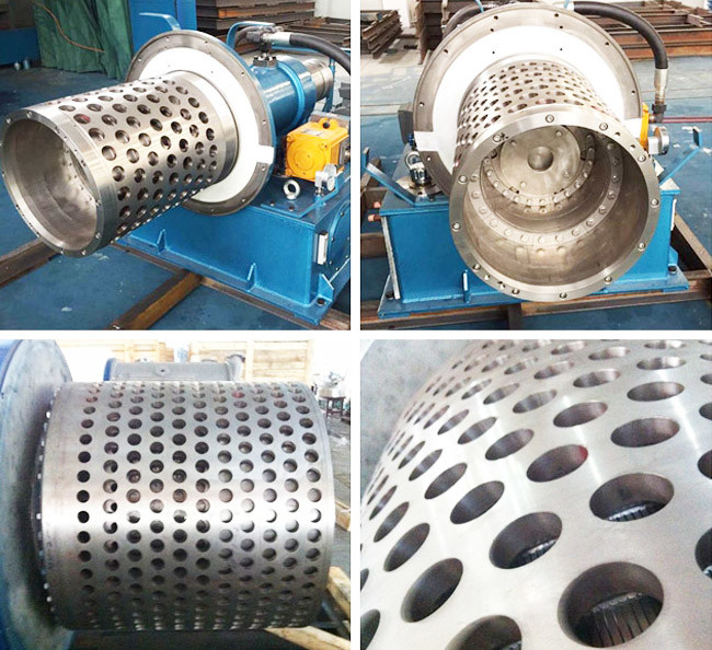 Two Stage PLC System Mineral Salt Sea Salt Pusher Centrifuge Machine