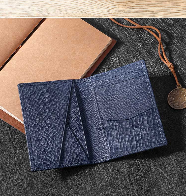 Long Credit Card Holder Wallet Pvc Pure Leather Minimalist Slim Wallets Bi Fold Holders