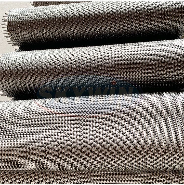304/316 Stainless Steel Furnace Belt Food Machinery Wire Mesh Belt