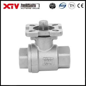 China Xtv 1/2 Inch 2PC Ball Valve with Mountain Pad High Platform Designed and Manufactured on sale