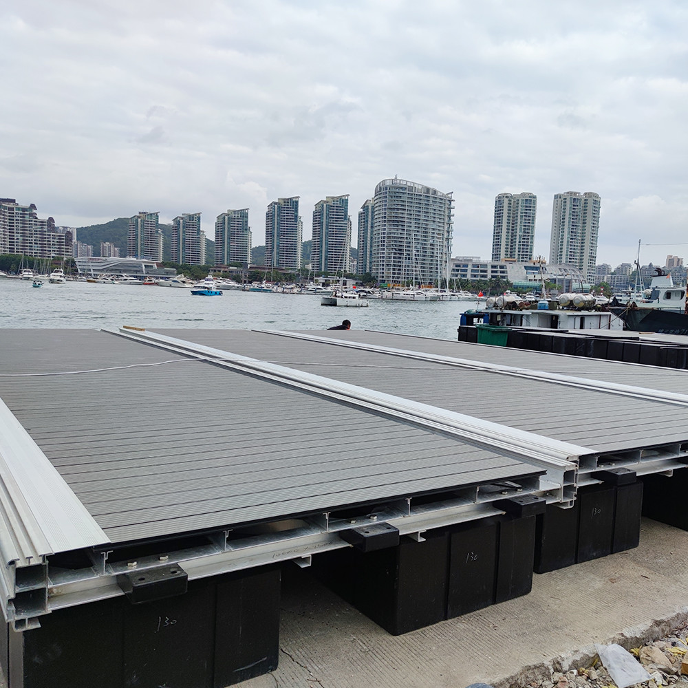 Durable Aluminum Alloy Floating Dock Pontoon 0.2mm - 15mm Customized