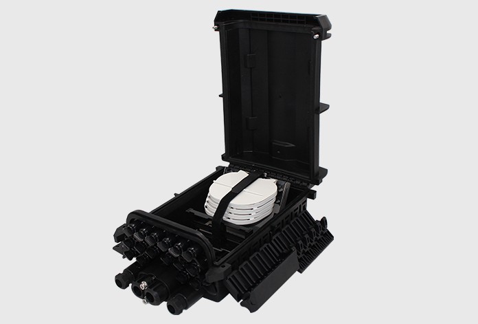 700 2 96 Core Fiber Optic Termination Box ABS Material Waterproof UV Proof