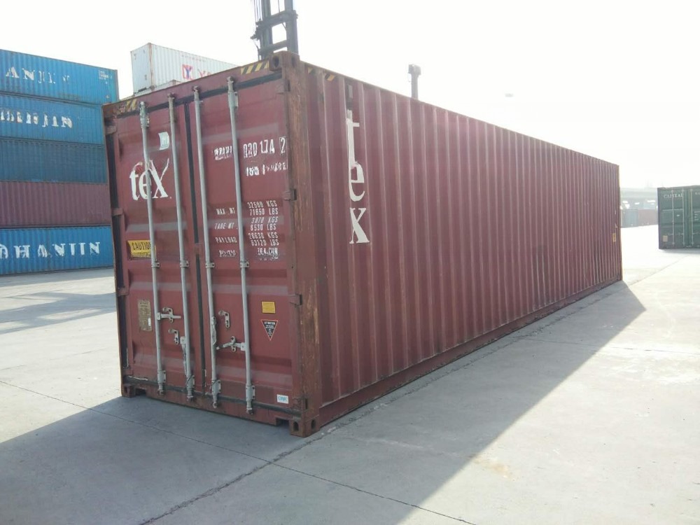 Chinese Stock Cargo Worthy 20ft Used Shipping Containers Internal Dimensions 5.899 x 2.352 x 2.393M 10 Years Around