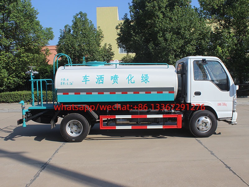 Factory ISUZU 5000 Litres Water Tanker Truck Watering Cart Water Truck Water Bowser Sprinkler Truck