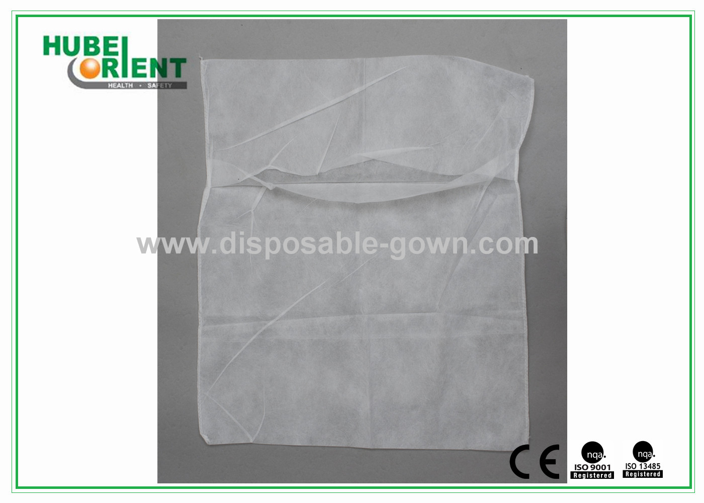 Customized Disposable Bed Sheets Nonwoven Fabric Pillow Cover , CE / ISO Approved