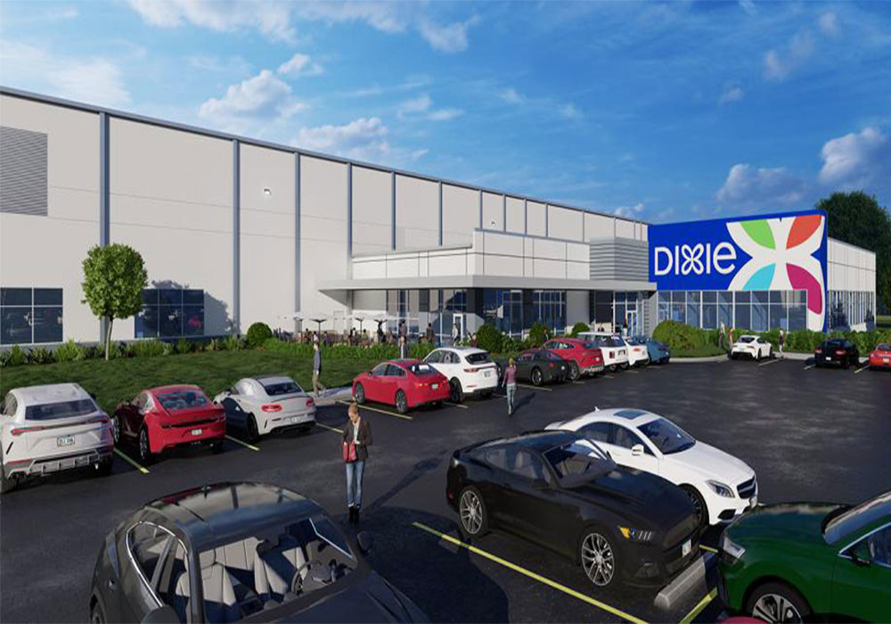 Fire Protection System Prefabricated Commercial Building Shopping Mall / Supermarket