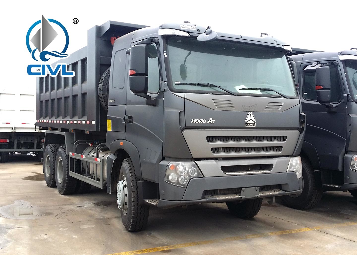 371hp 20m3 new Heavy Duty 30Ton Dump Truck Howo7 Sinotruk With Middle Lifting