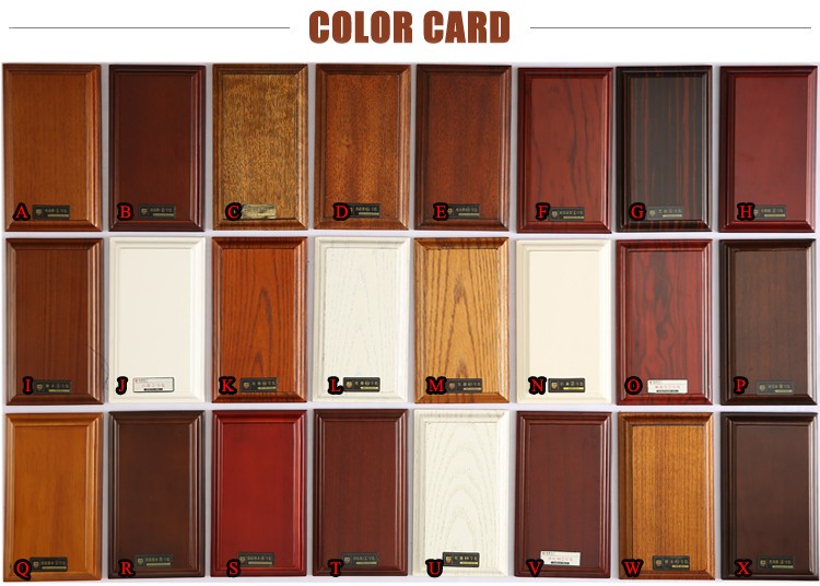 Customize solid wood colors oak veneer wood interior doors suppliers photo in bangkok