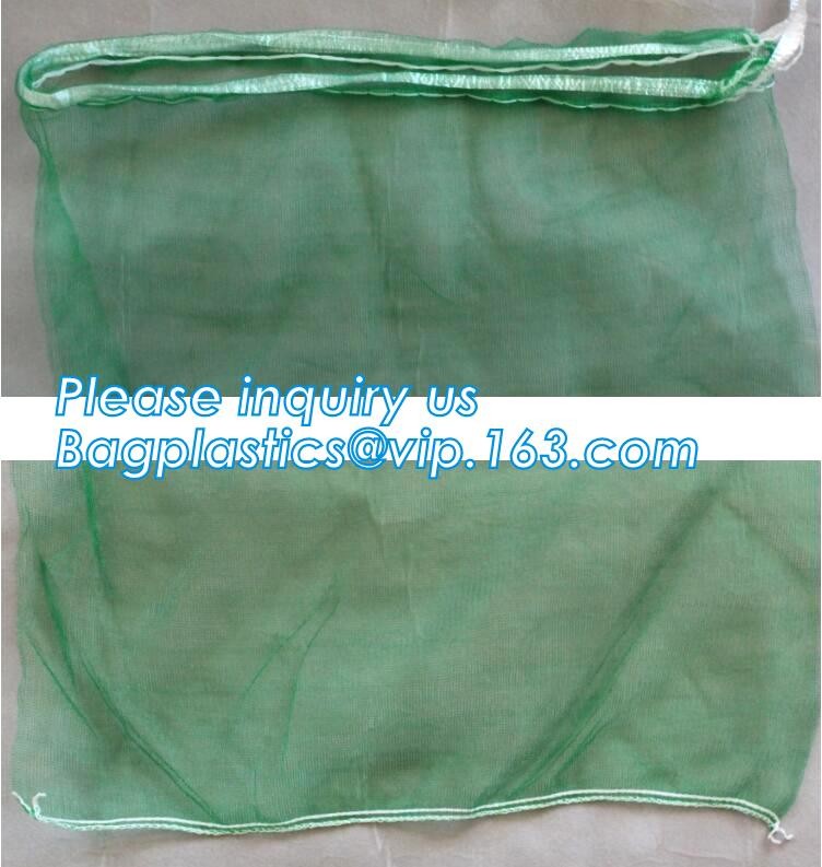 Reusable Solid Shopping Bag String Grocery Bag Shopper Cotton Tote Mesh Net Woven Portable Durable Shopping, BAGEASE