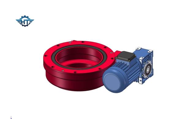 IP66 Enclosed Housing Small Crane Geared Slewing Ring Drive For Industrial